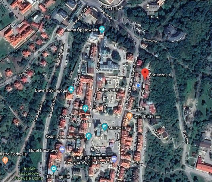 Zielone Wzgorze Na Starowce Apartment Sandomierz Bagian luar foto